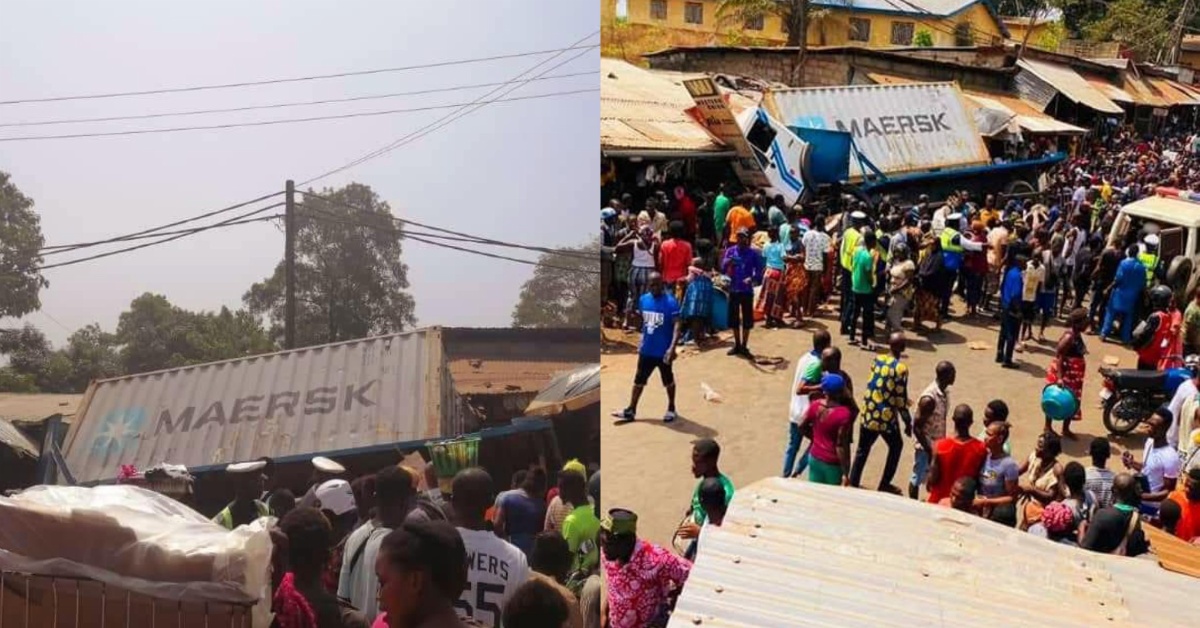 Several People Feared Dead in a Container Accident at Waterloo
