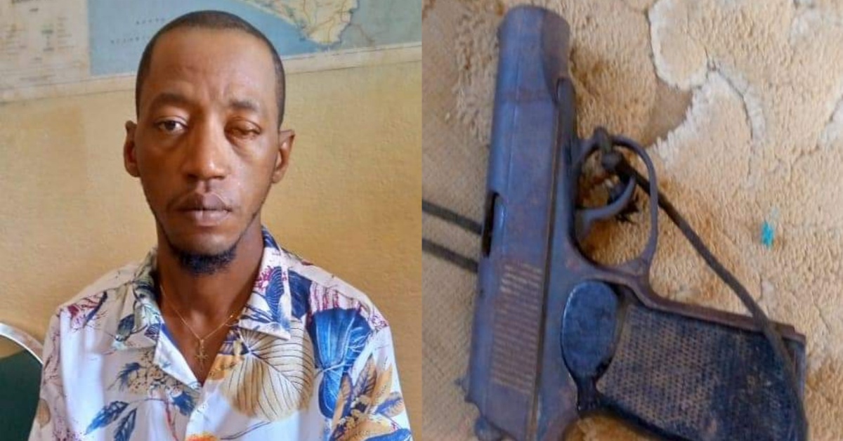 Sierra Leone Police Arrests Man With FM 5479 Pistol