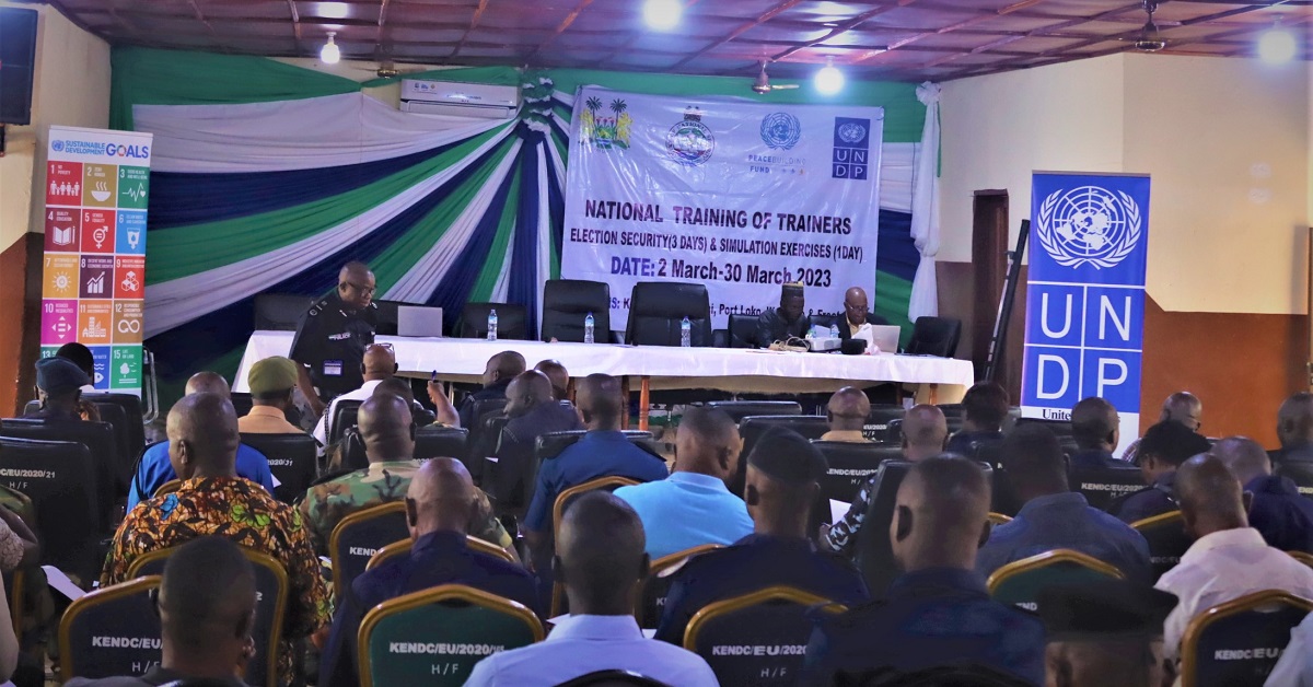 2023 Elections: UNDP Empowers 100 Senior Security Officers