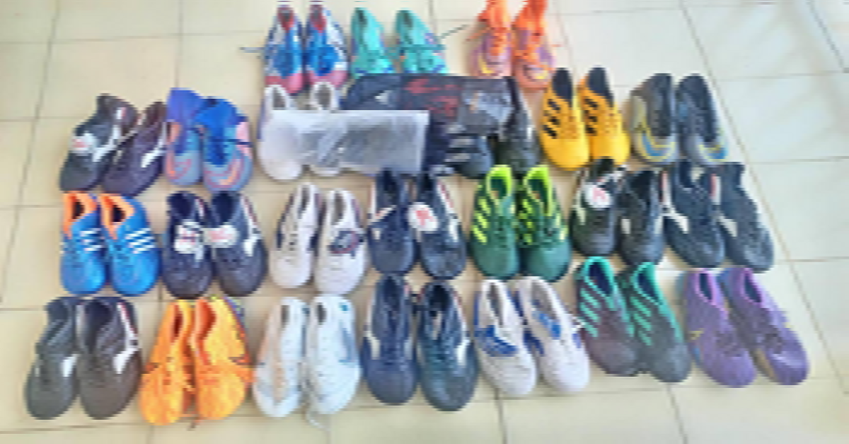 Sierra FC CEO Donates Football Items to Players