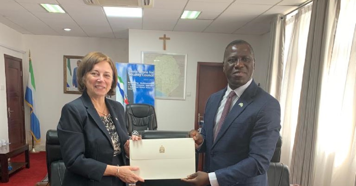 Canada’s High Commissioner to Sierra Leone Meets With Foreign Minister