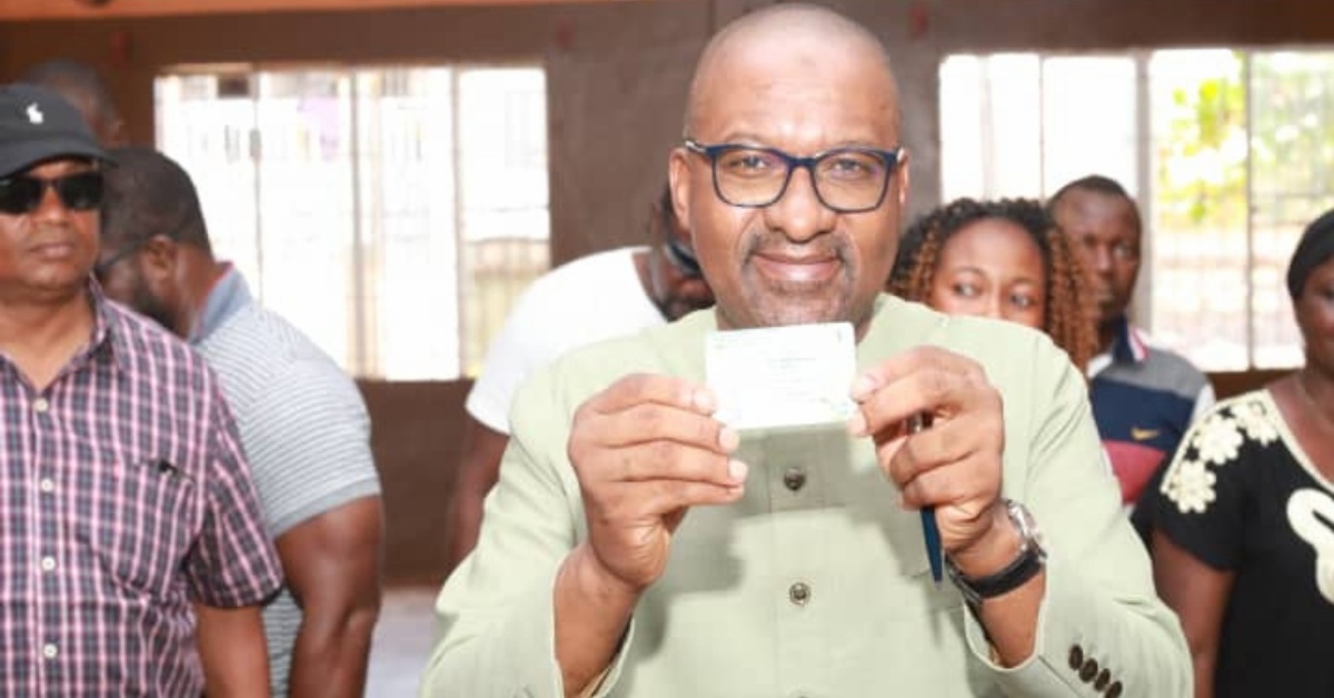 Vice President Juldeh Jalloh Collects Voter ID Card, Assures Sierra Leoneans of a Free and Peaceful Elections