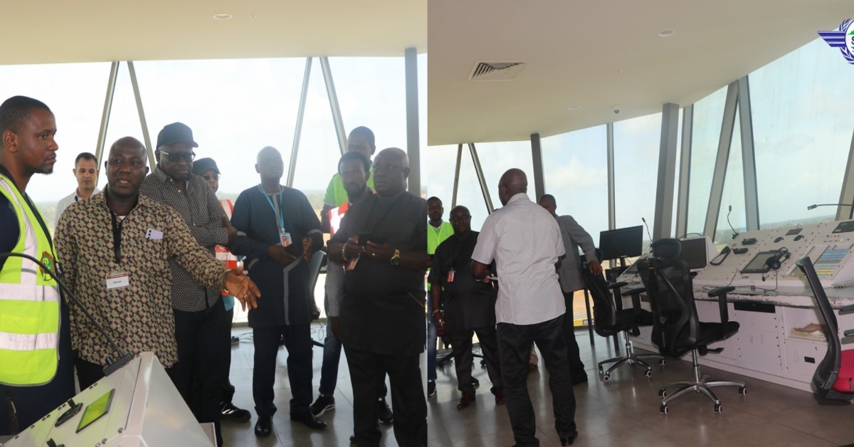 Minister of Transport, SLCAA Inspect Freetown International Airport Facilities
