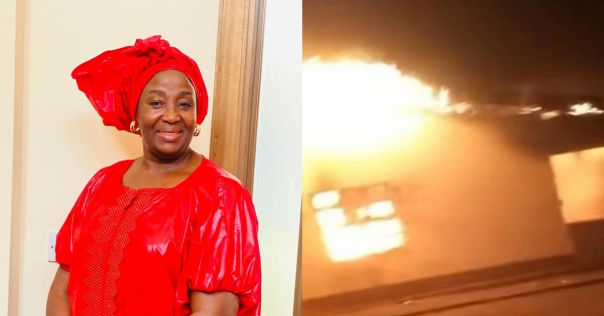 Residence of Former Minister Diana Konomanyi Reportedly Burnt Down by Unknown Assailants