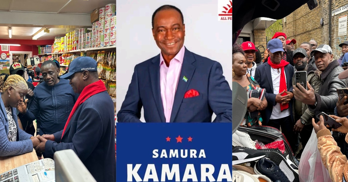 Dr. Samura Kamara Pays Visit to Sierra Leonean Businesses in London