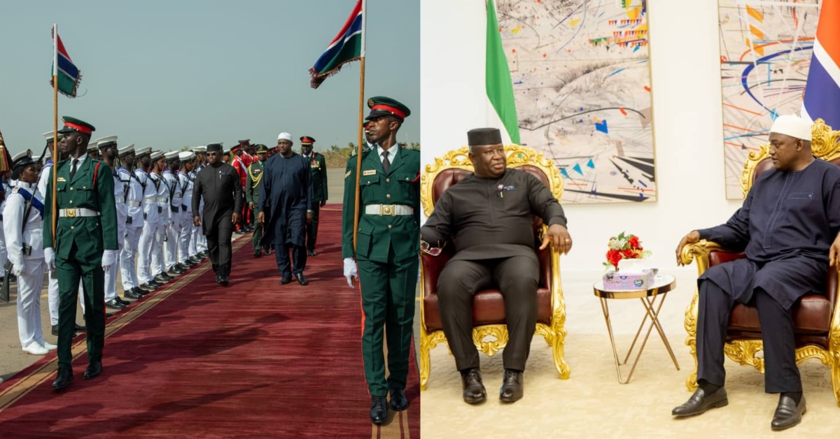 President Bio Touches Down in Banjul for Crucial Bilateral Talks with Gambian President