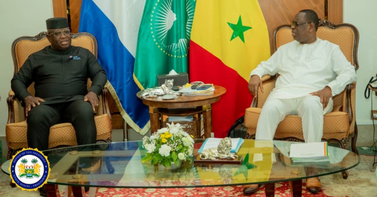 President Bio Holds Bilateral Meeting President Macky Sall of Senegal