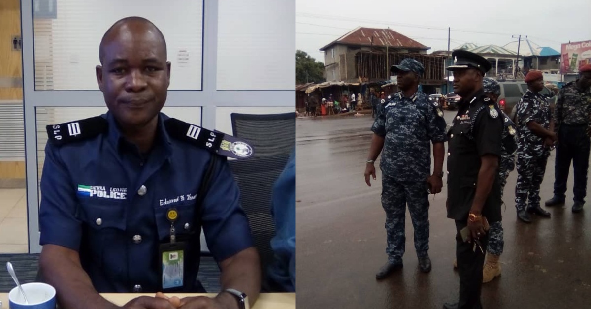 Sierra Leone Police Director of Traffic Makes Unannounced Vist to Jui Junction