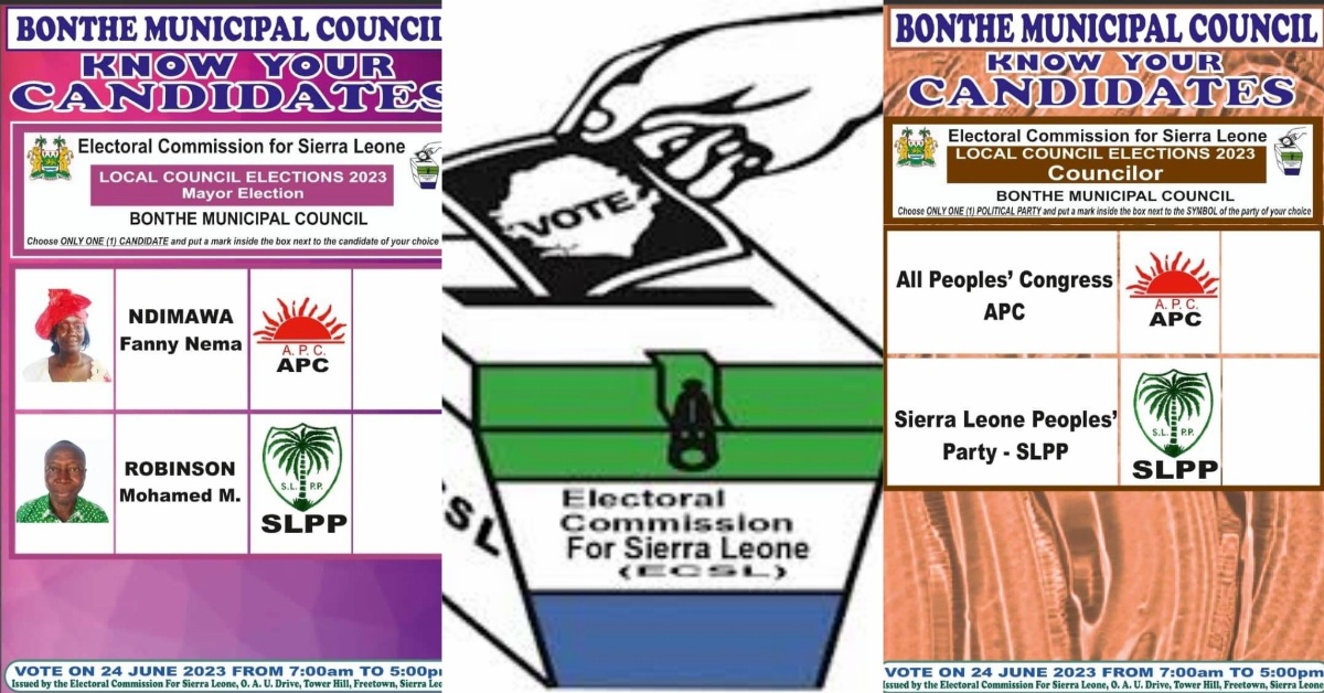 2023 Election: List of Political Candidates in Bonthe District