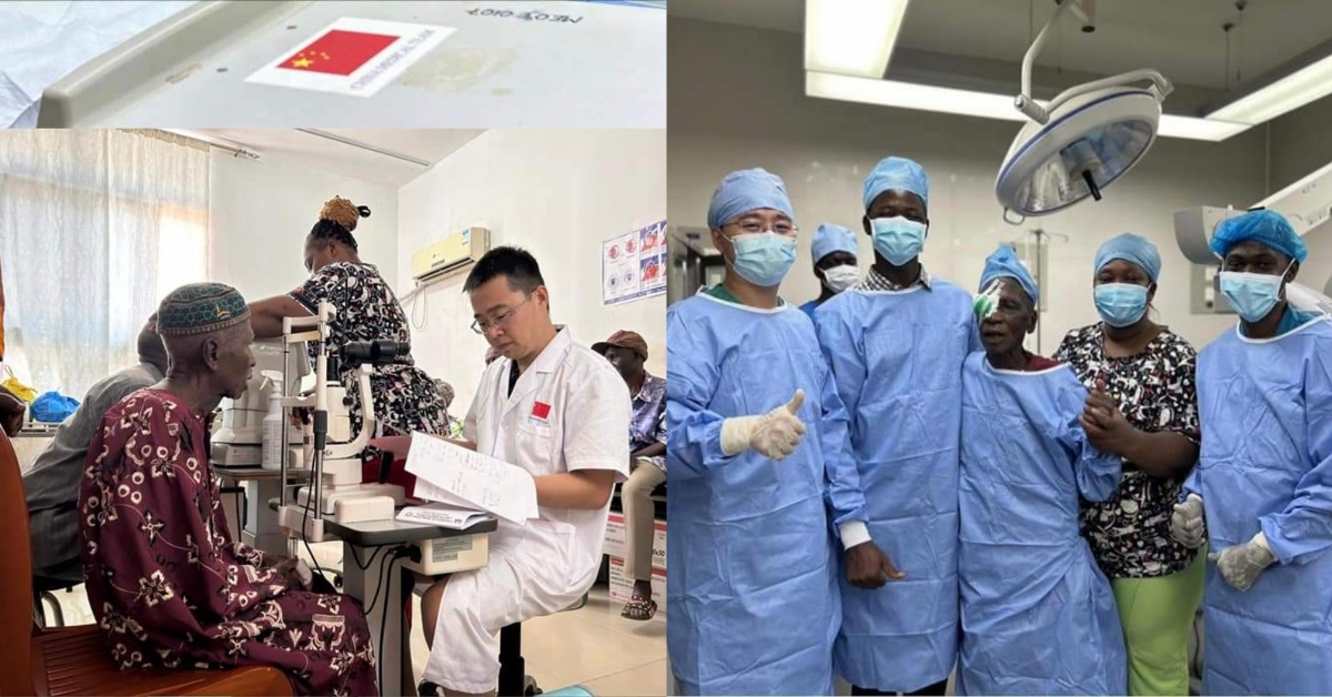 China Medical Team Restores the Sight of 105 Years Sierra Leonean Patient   
