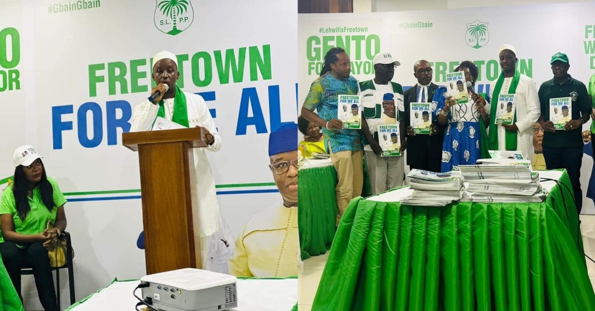 Mohamed Gento Kamara Unveils “Freetown For We All” Manifesto