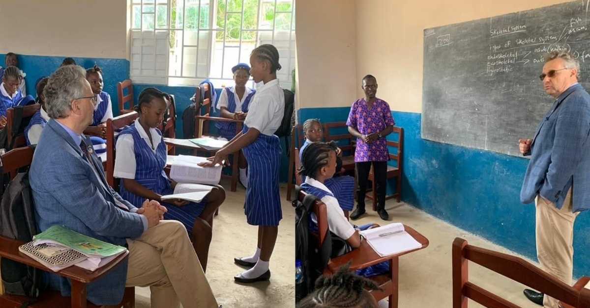 German Ambassador Engages Students of Kenema Secondary School For Girls