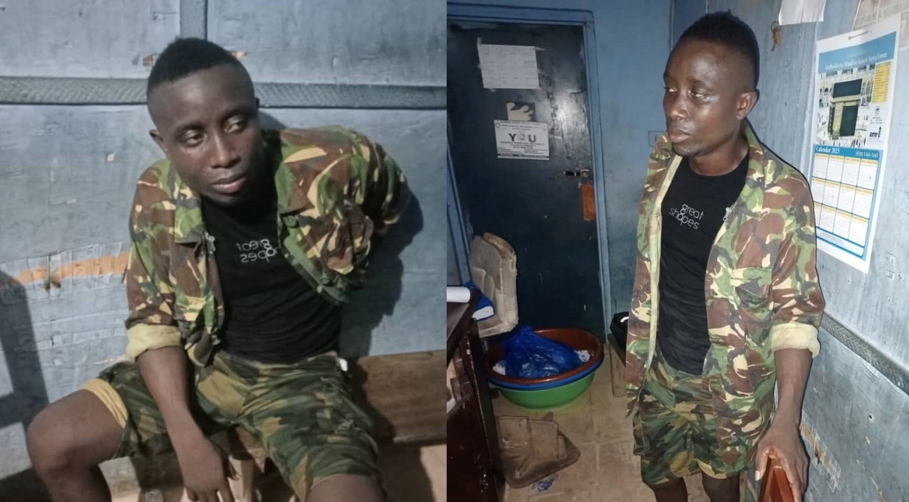 Man Arrested With Military Uniform in Bo