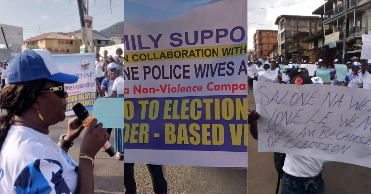 President of Police Wives Association Concludes Non-Violence Elections Campaign
