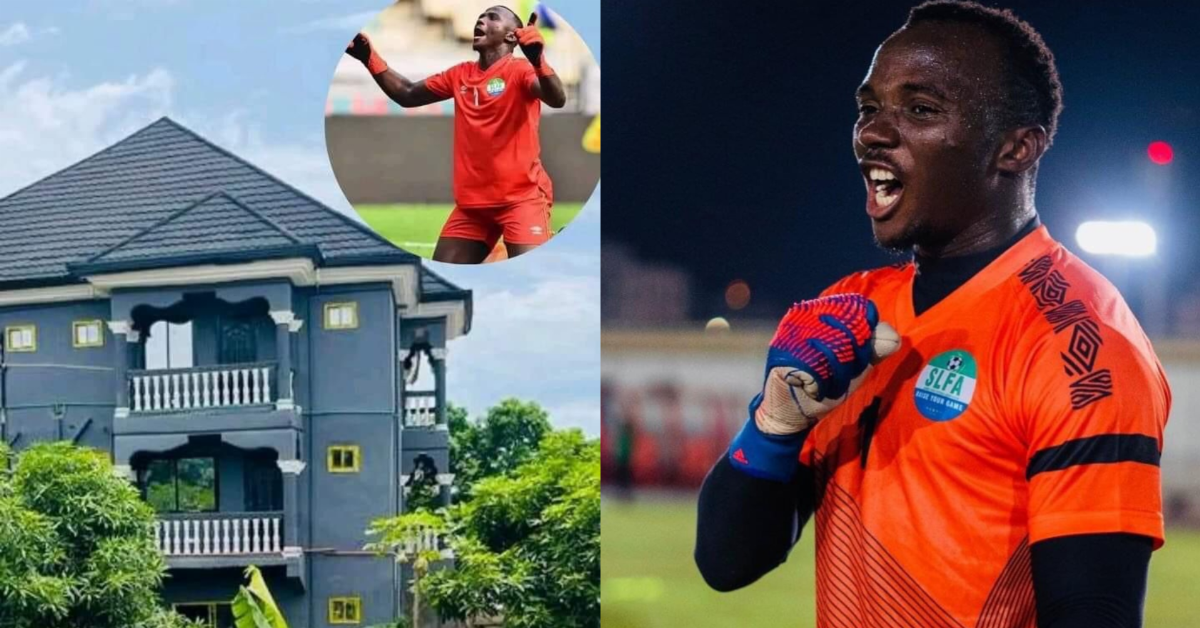 How Leone Stars Goalkeeper, Mohamed Kamara Abstained From Wealthy Lifestyle to Accomplish Over $150,000 House Project