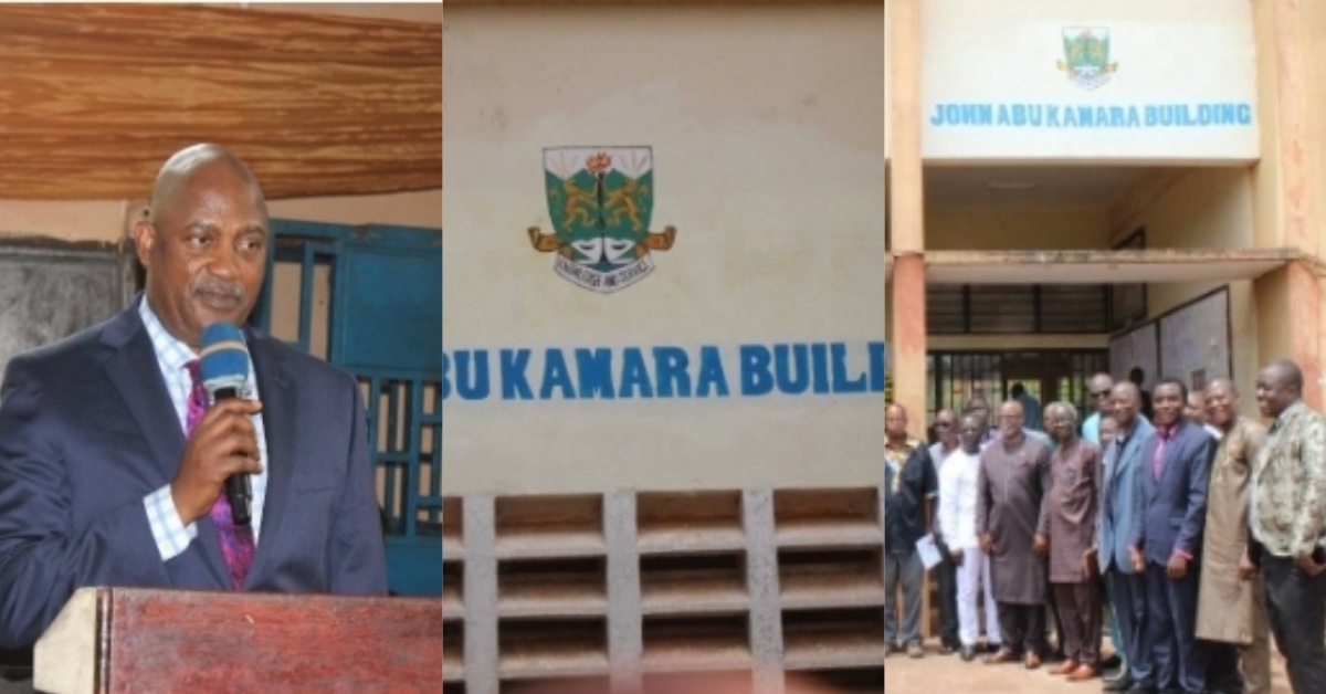 Njala University Renames Campus Building in Honor of Former Principal