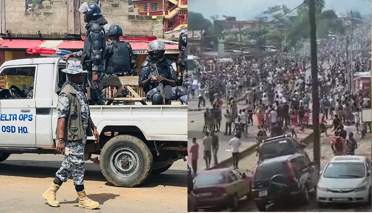 Heavy Police And Military Prescence in Freetown Ahead of Planned APC Protest