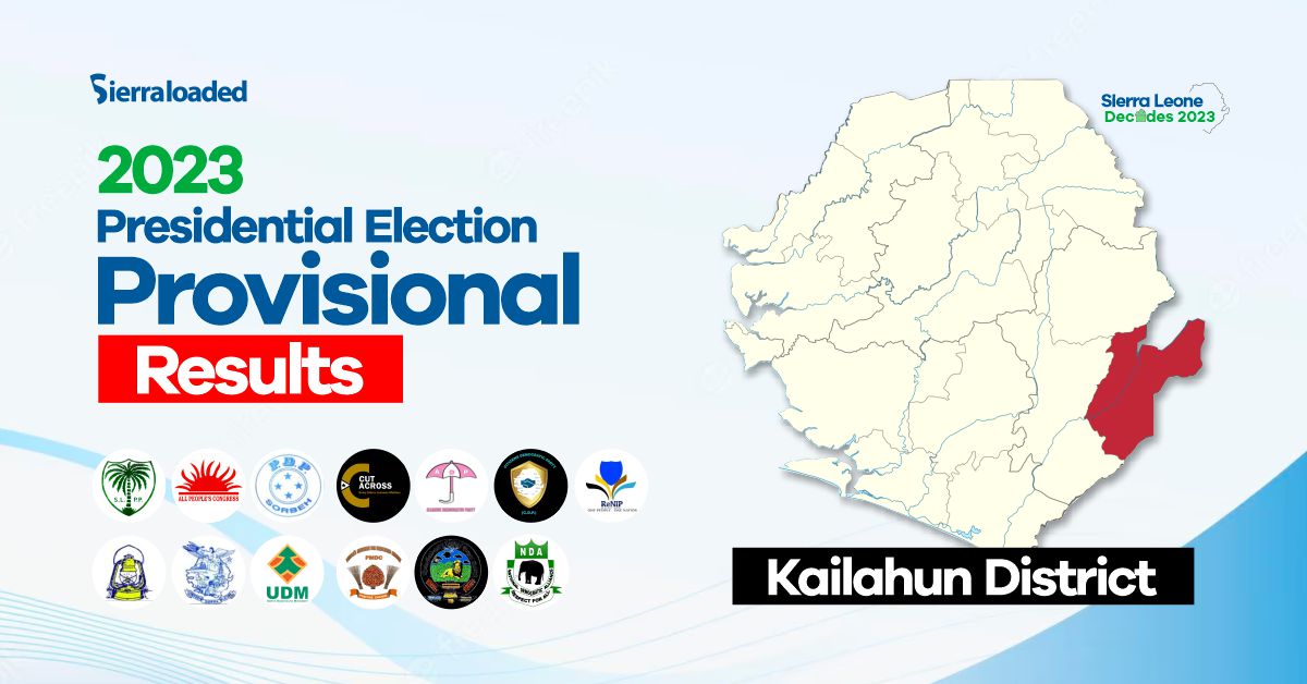 Sierra Leone Elections 2023: Provisional Results From Kailahun District