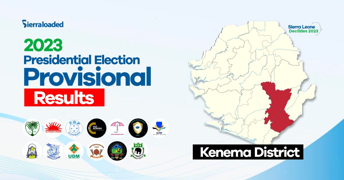 Sierra Leone Elections 2023: Provisional Results From Kenema District