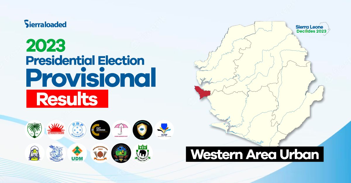 Sierra Leone Elections 2023: Provisional Results From Western Area Urban District