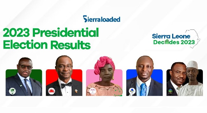 #SierraLeoneDecides2023 – Provisional Results From All Districts For Presidential, Parliamentary And Local Council Elections