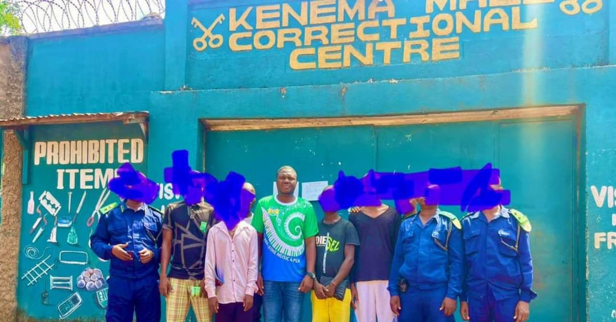 Prezo Koroma’s Second Chance Foundation Facilitate Release of Five Inmates in Kenema