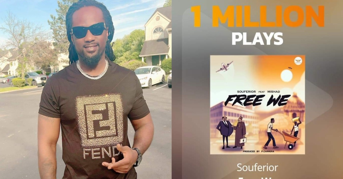 Souferior’s ‘Free We’ Surpasses One Million Streams on Audiomack