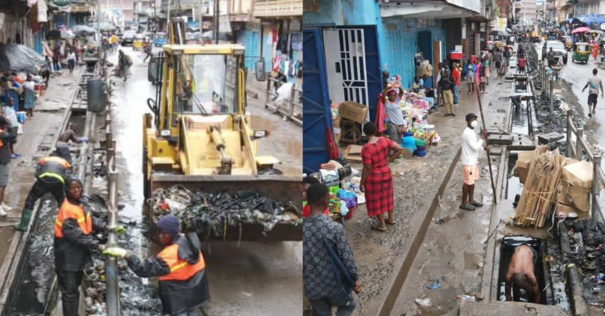 Gento Deploys Trucks And Machines to Clean Abacha Street