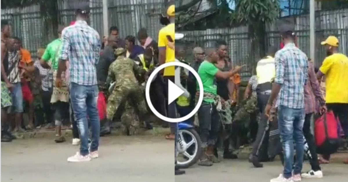 Traffic Police And Military Clash Over Traffic Offenses