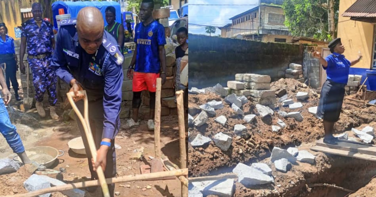 Southern Region Police Commander Turns Sod For the Construction of 3 Female Cells