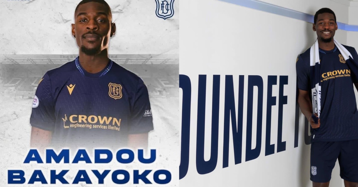 Sierra Leone Forward, Amadou Bakayoko Joins Scottish Club Dundee FC