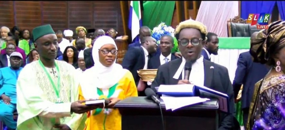 Sierra Leone’s Youngest Member of Parliament Takes Oath of Office