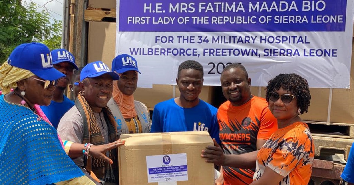 Life For Relief Organization Donates Medical Supplies to Office of The First Lady