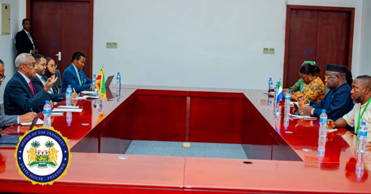 President Bio Holds Bilateral Talks With Ethiopia’s Deputy Prime Minister