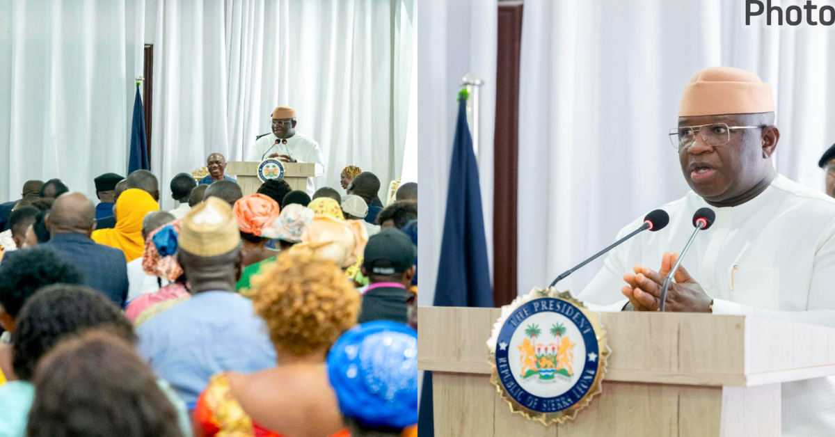 Feed Salone Initiative: President Bio Engage Farmers And Traders