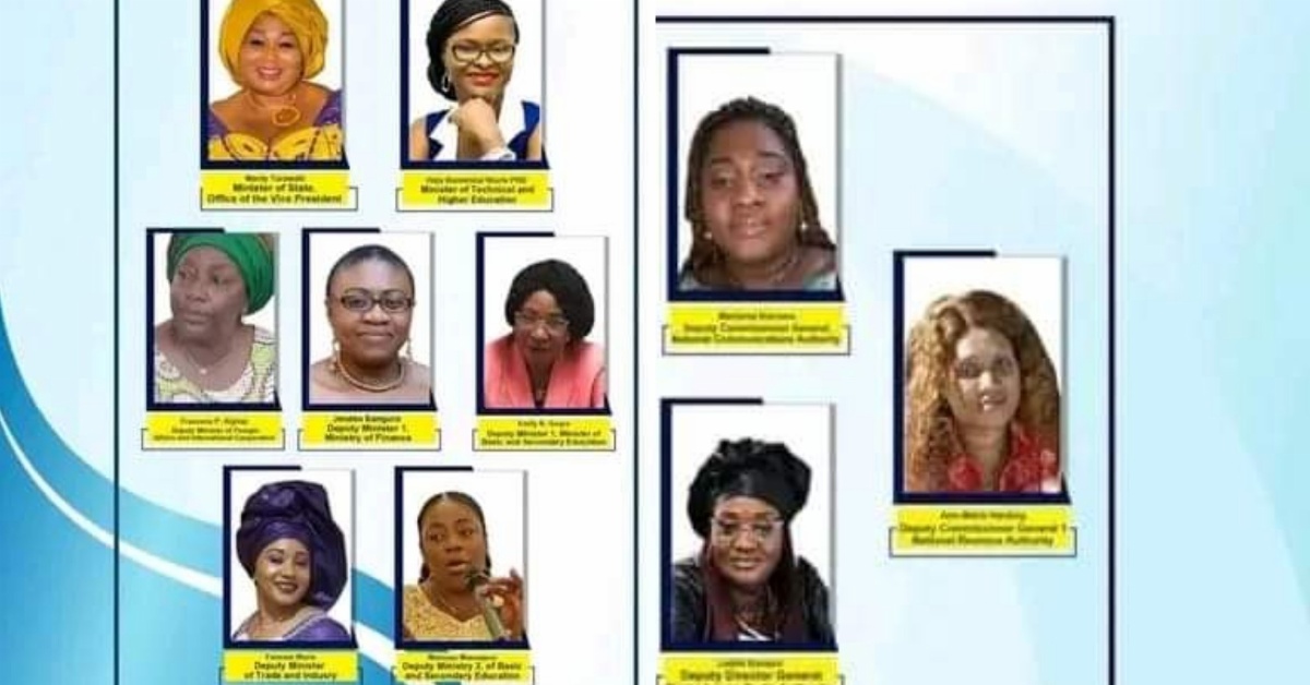 Meet The Newly Female Appointees by President Bio