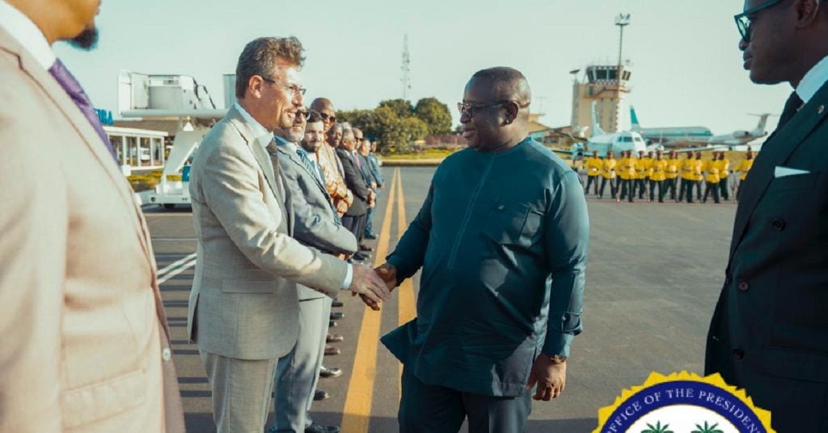 President Bio Arrives Guinea-Bissau For 63rd Ordinary Session of ECOWAS Heads of State And Government