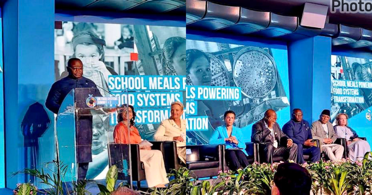 President Bio Showcases Sierra Leone’s Success in School Feeding Program at UNFSS+2 Session in Rome