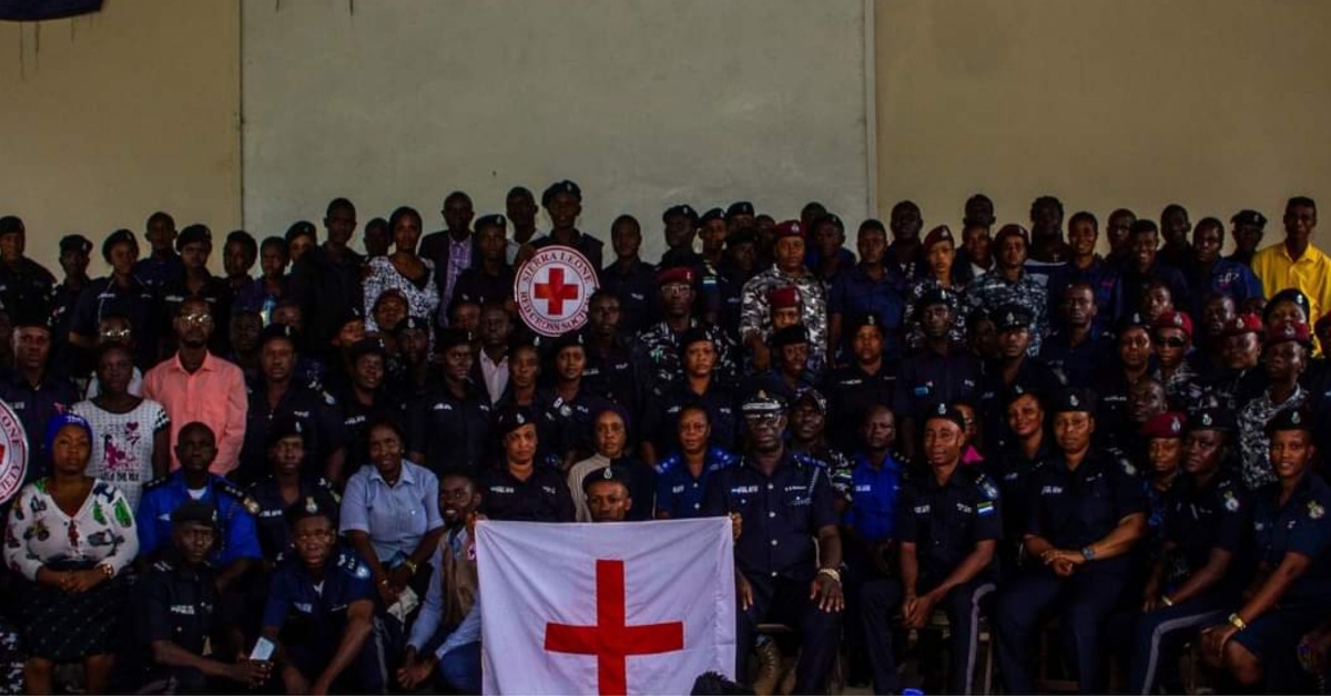 SLRCS DREF Team Strengthens Collaboration With Sierra Leone Police to Enhance Crisis Response
