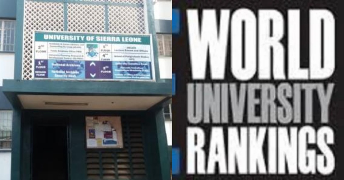 University Of Sierra Leone Ranked Among Top Universities in Africa