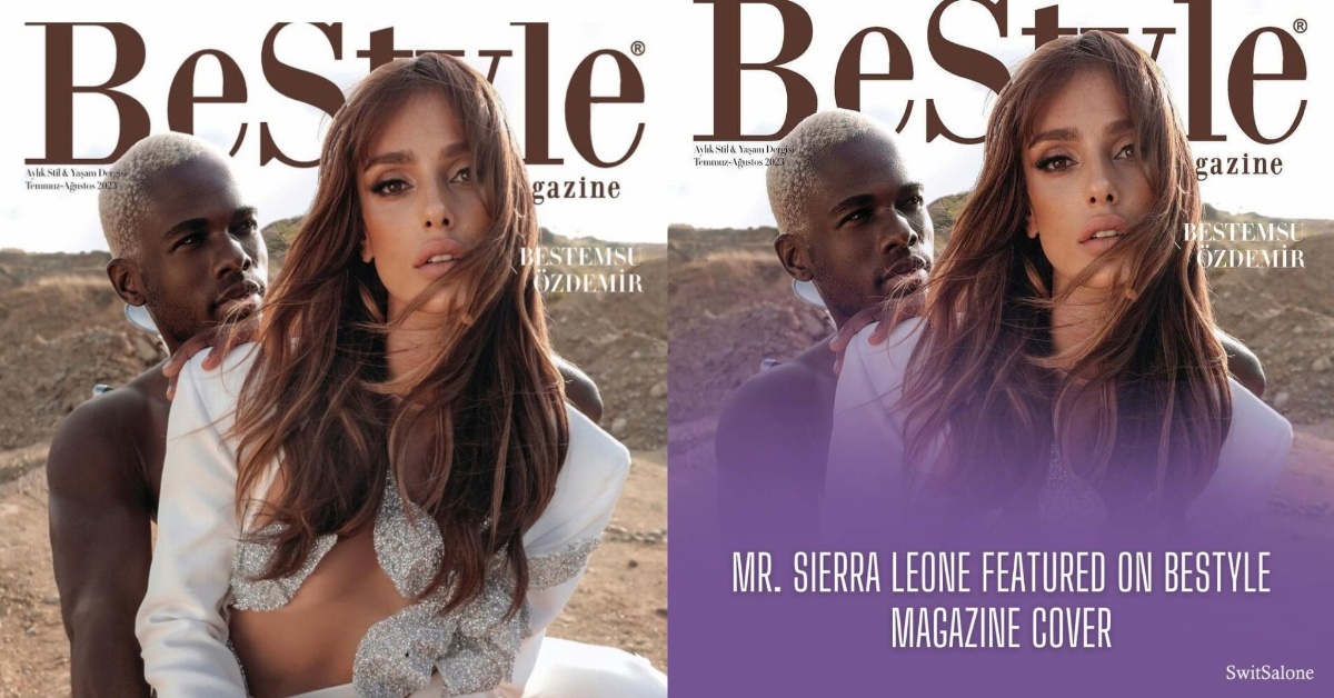 Reigning Mr Sierra Leone Uthman Issa Bangura Featured on BeStyle Magazine Cover