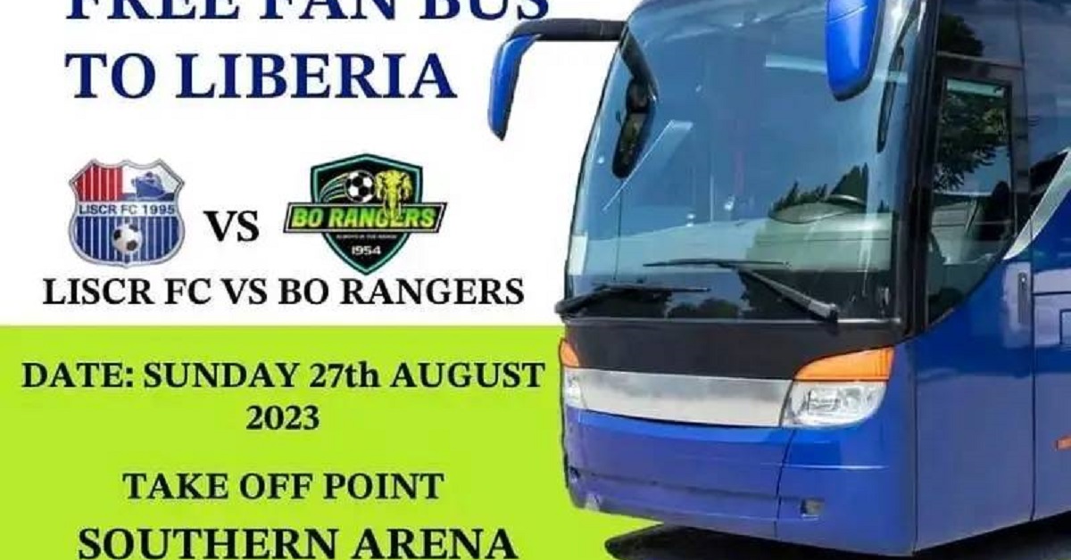 Bo Rangers Provide Free Bus For Fans Ahead of Second Leg Clash With LISCR FC