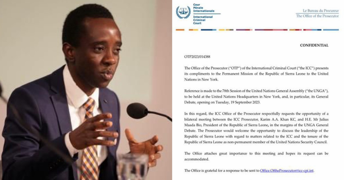 Information Minister, Chernor Bah Accused of Doctoring ICC Memo