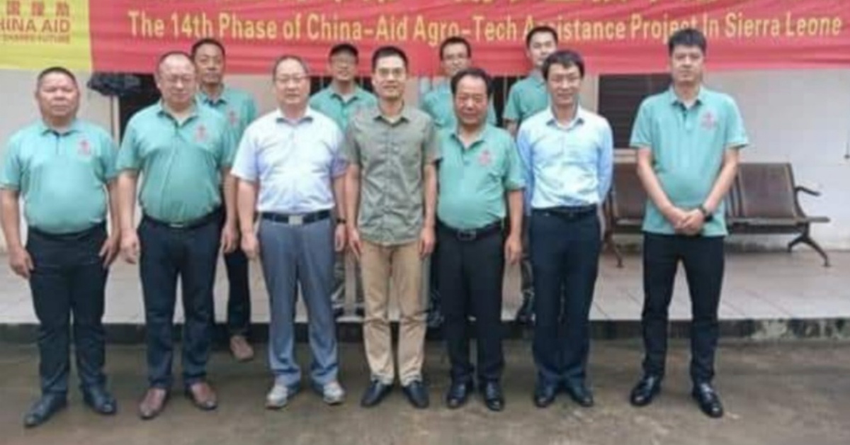 Chinese Agriculture Experts Team Arrives in Sierra Leone