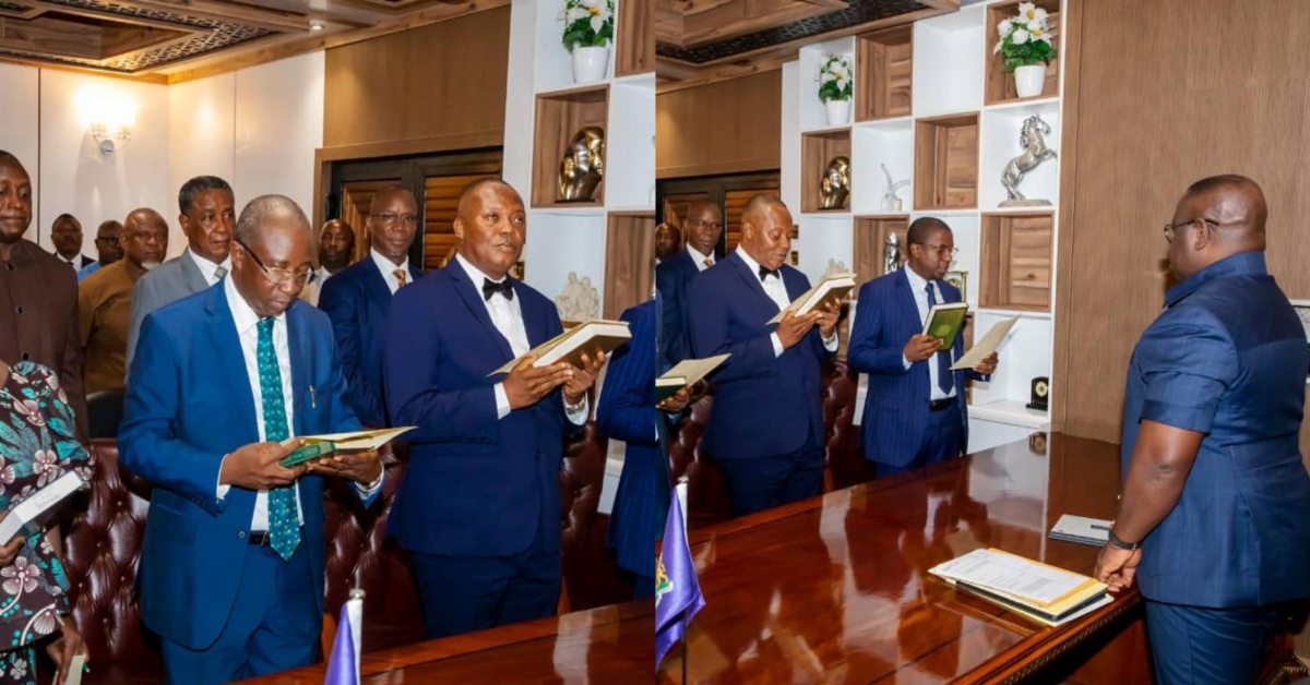 Deputy Ministers Take Oath of Office Before Sierra Leone’s President Julius Maada Bio, Thank Him for Reposing Confidence in Young People