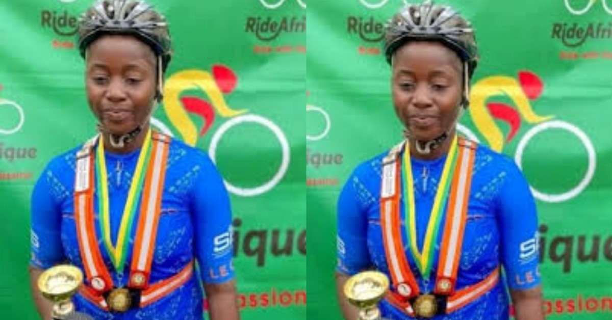 Sierra Leonean Female Cyclist Fatmata Deborah Conteh Wins Guinea Friendship Ride