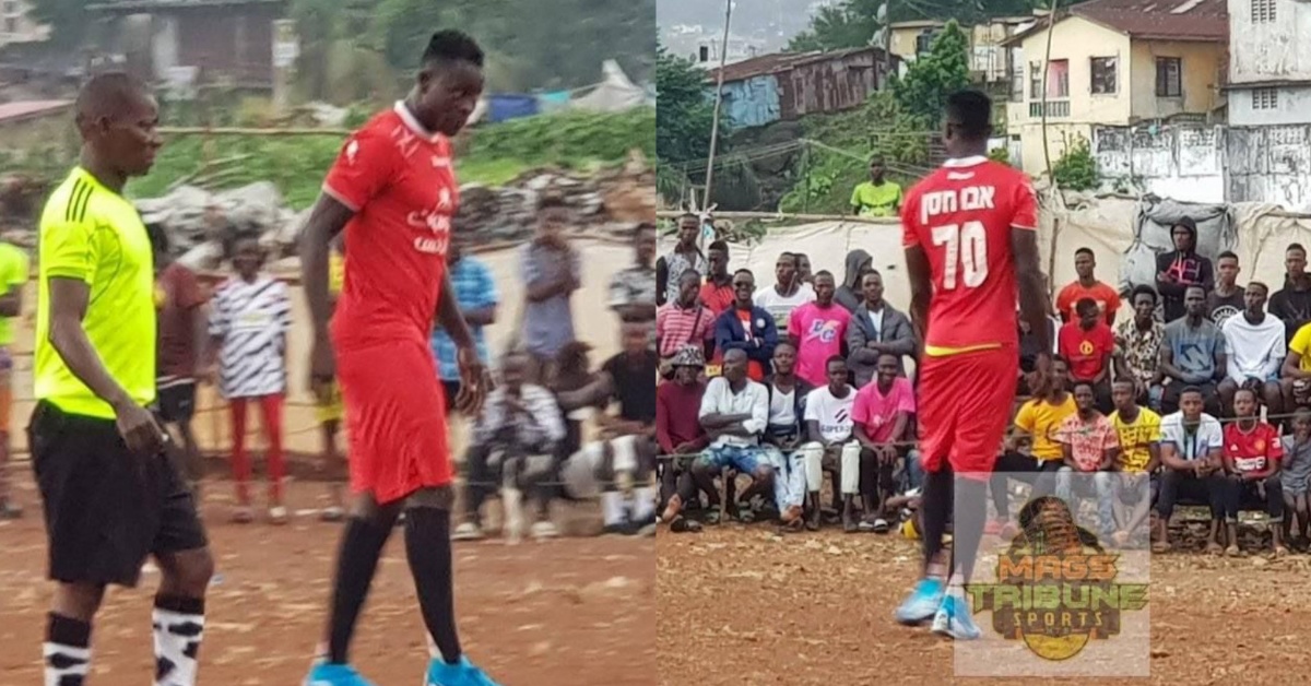 Musa Tombo Spotted Playing 6-Aside in Freetown While Bo Rangers Competes in The West Africa Champions Cup in Guinea
