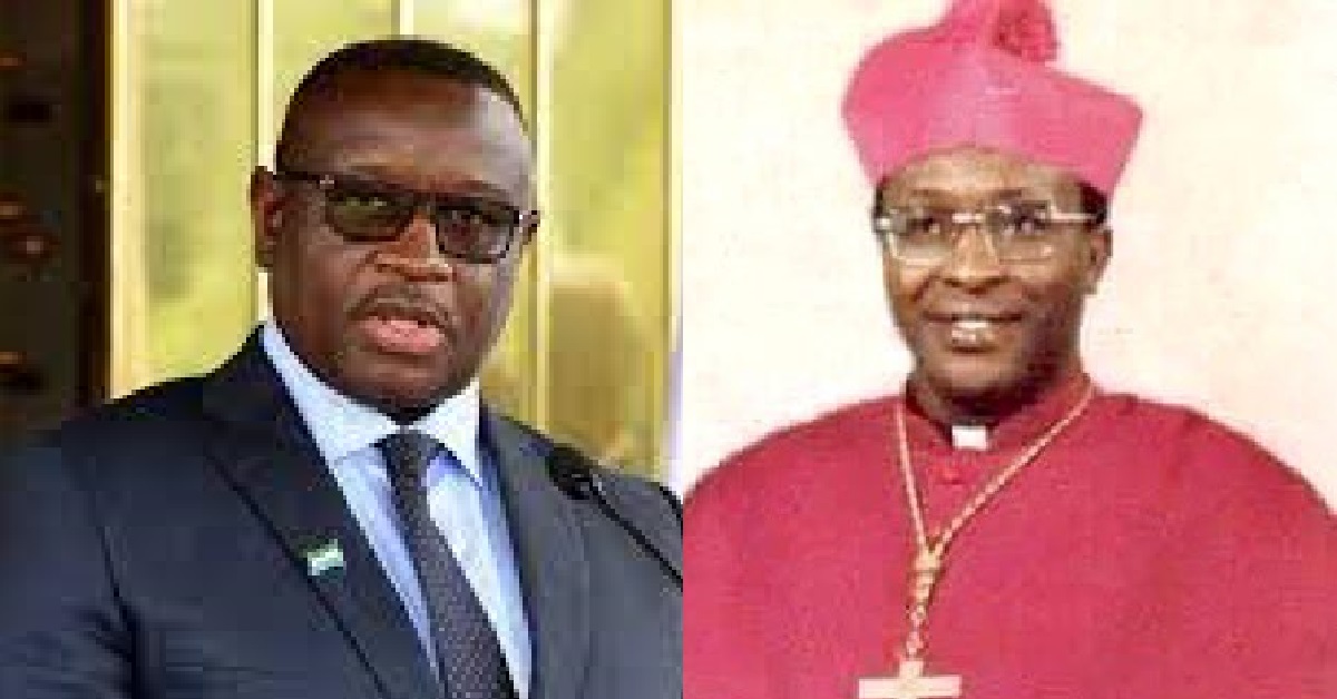 President Bio Reacts to The Death of Archbishop Ganda