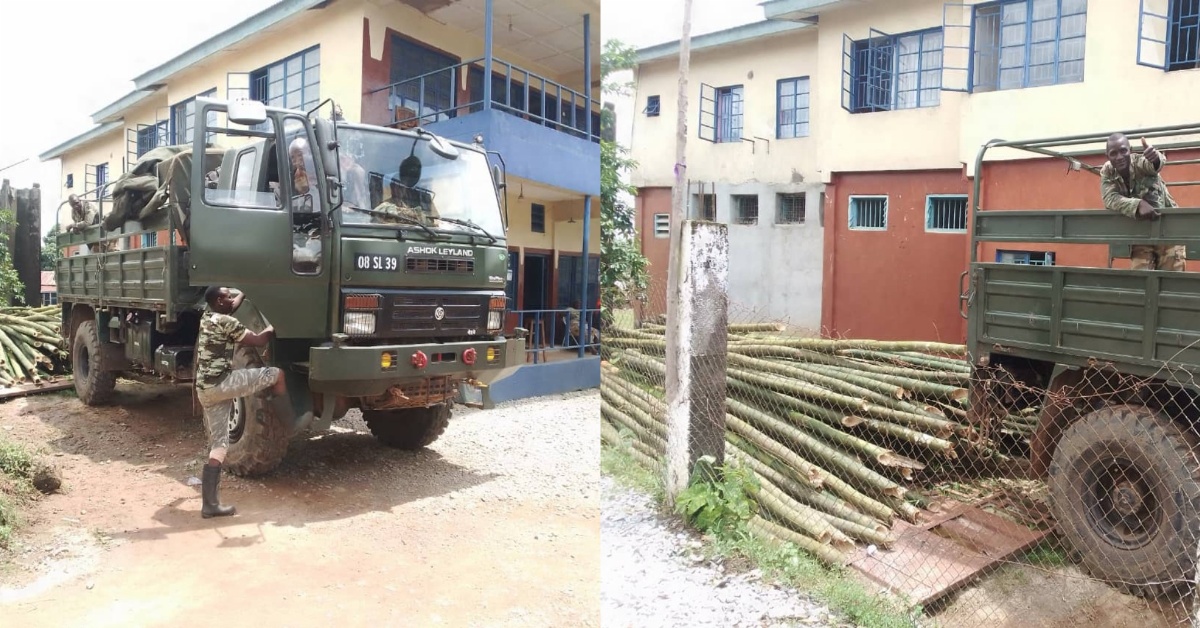 RSLAF And SLP Collaborate to Build Perimeter Fence For Enhanced Security
