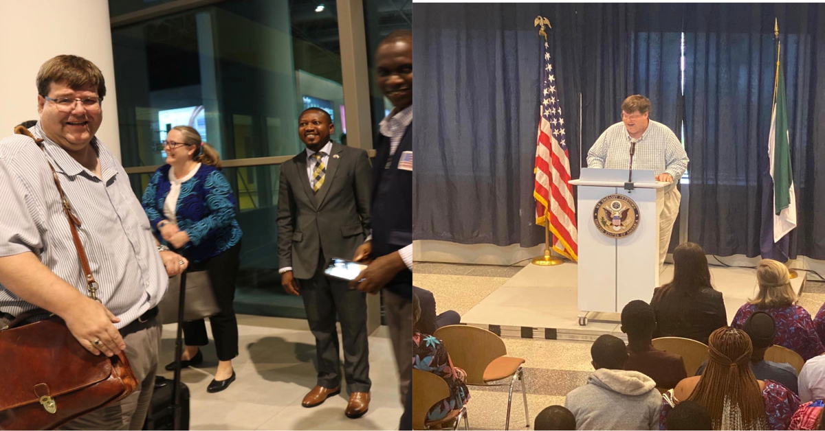 New U.S. Ambassador Bryan Hunt Receives Warm Welcome From US Embassy Staff